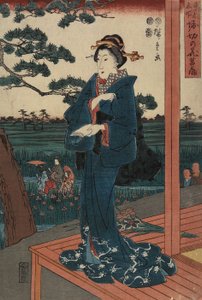 1852年4月，堀井里的鸢尾花