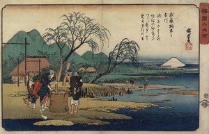 武藏府Cho_fu的珠宝河，1835-1837