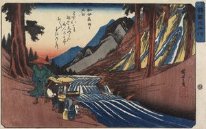 Kii省Ko_ya的珠宝河，1835-1837