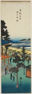 神田明神社（神田明神），出自《东都名胜》系列 作者 歌川宏重