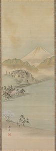 诹访湖 作者 歌川宏重