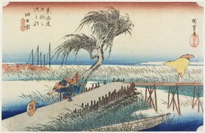 Yokkaichi，Mie River，c.1833
