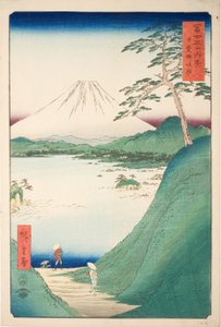 海国御坂口，选自 "富士山三十六景 "系列 作者 歌川宏重