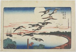 高轮月光，1831年