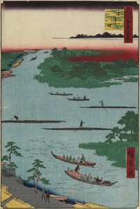 Nakagawa河口，1857年3月