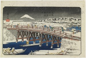雪桥的日本桥，1839-1842