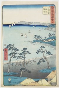 1855年7月，小田原海滩上的渔人之家10号