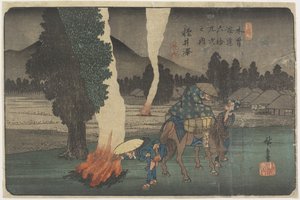 轻井泽No.19号，1830-1844 作者 Utagawa Hiroshige