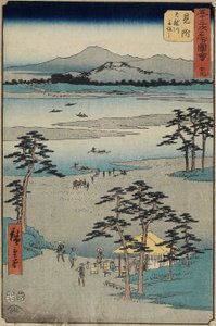 1855年7月，在Mitsuku河上的23号渡轮