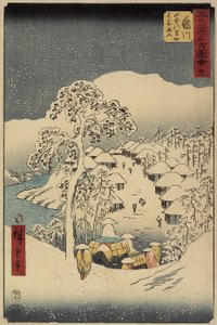 1855年7月在富士川的Yamanaka村38号