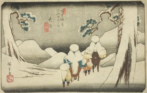 第 47 号：大井，选自 "木更道六十九站 "系列 作者 歌川宏重