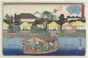 Ogura-an在Koume in Honjo，c.1855-1842