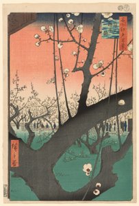 龟户梅园》，选自 "江户百景 "系列 作者 歌川宏重