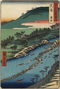 河流与陷阱，筑后省，1855年9月