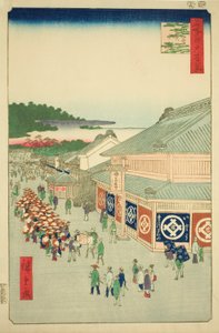 四谷博子治，"江户百景 "系列第 13 号 作者 歌川宏重