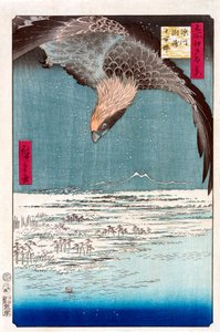 1856-1858年，深川附近的Susaki和Jumantsubo平原。   作者 歌川宏重
