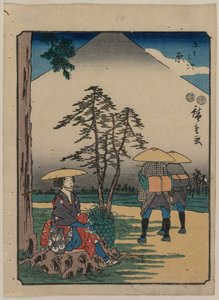 东海道五十三站：原 作者 歌川宏重