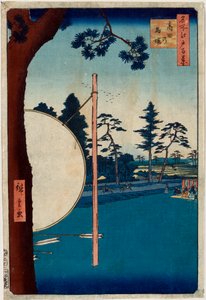 高田的马场 1856-1858年，江户的一百幅著名风景。   作者 歌川宏重