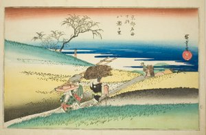 "京都名胜 "系列中的 "八濑之乡" 作者 歌川宏重