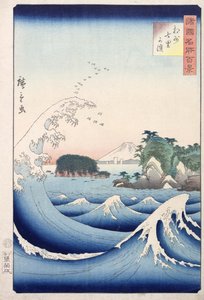 The Wave，来自“省内100景”系列（木版画）