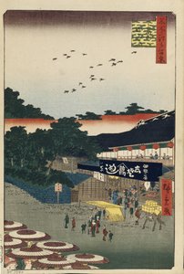 上野山下江户百景，1856-1858年 作者 歌川宏重