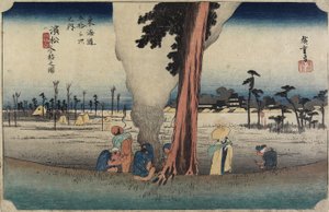 冬季场景，滨松，c。 1833