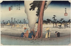 冬季场景，滨松，c。 1833