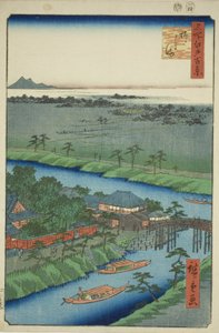 柳岛，选自 "江户百景（名所江户百景）"系列 作者 歌川宏重