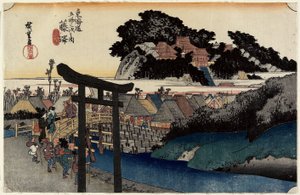 Yugyo_ji Temle，Fujisawa，c.1833