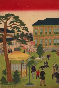 第二届全国工业展览会在上野公园举行