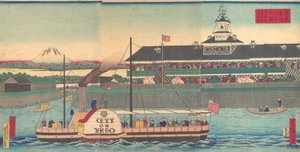 东京的筑地酒店 东京筑地温泉馆，1870年5月。