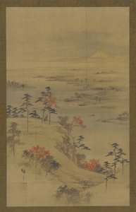 秋天的风景，19世纪中期。