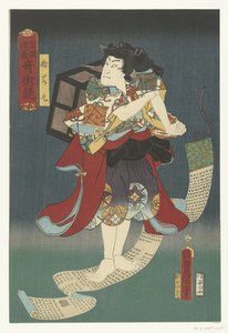 Sutewakamaru（物体上的标题）
丰国魔法大赛（系列名称）
Toyokuni kigo kijutsu kurabe（物品上的系列名称） 作者 太田小牧吉
