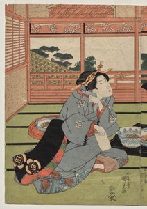 樱井大新房一景 作者 歌川国贞