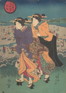 年度活动--第三个月 Ukiyo nenju gyoji：Yayoi, mid-19th century. , mid-19th century. 作者 歌川国贞