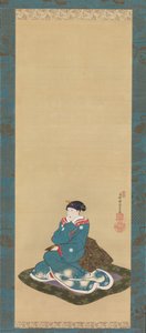 岩井半四郎六世的纪念画像，1836年。 作者 歌川国贞