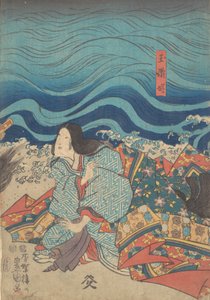 打印。 作者 歌川国贞