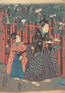 打印。 作者 歌川国贞