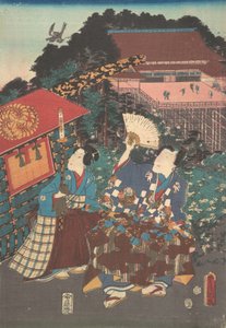 打印。 作者 歌川国贞