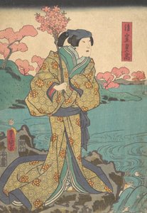 打印。 作者 歌川国贞