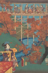 打印。 作者 歌川国贞