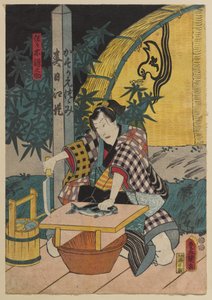 歌舞uki戏中的场景 作者 歌川国贞