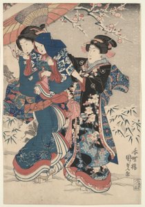 雪战 作者 歌川国贞