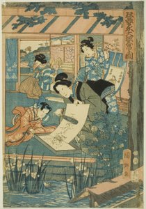 丝绸农场的大繁荣（Kaikoya Daihanjono Zu） 作者 歌川国里