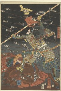 草之国在四条畷的最后一击
四条畷之夜 南柯一梦 作者 歌川国义