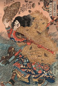 歌川义的锦风赖 作者 歌川国义