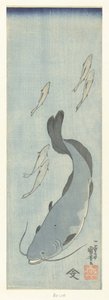鲶鱼和五条鳟鱼 作者 辻冈屋文助