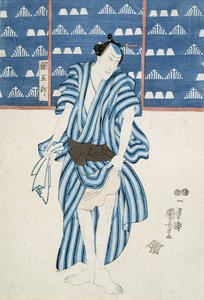 图纳戈尔肖像（木版画） 作者 歌川国义