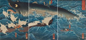 1851年，在《剑库》中的赞岐之作。 作者 歌川国义