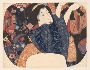 夏日晾衣
六个现代夏日场景精选（系列标题） 作者 歌川国义
